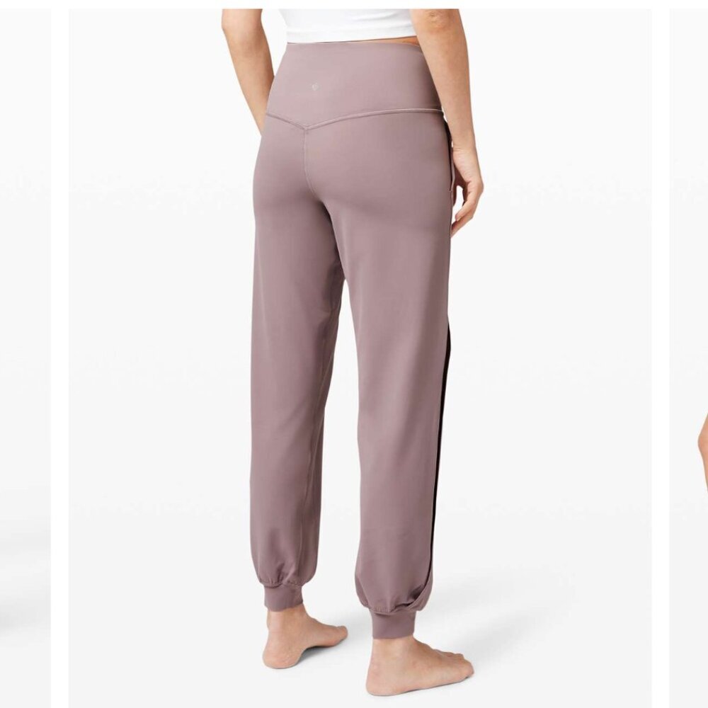 Lululemon Align Jogger 28" Vent Violet Verbena Taupe Open Slit Yoga size 2 - Picture 2 of 12